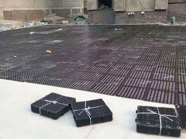 小区蓄排水板施工